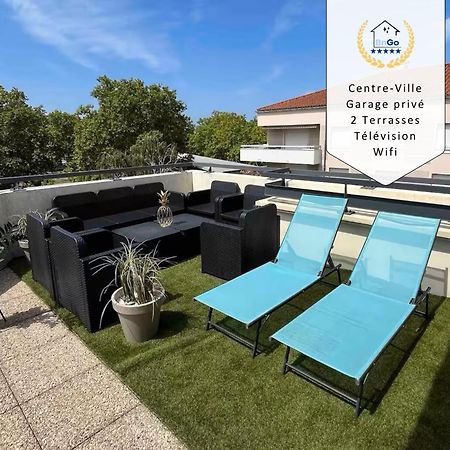 Bngo I Immense Rooftop Lyon I 2 Chambres, 4 Places Parkings, 2 Immenses Terrasses, 8 Personnes Екстер'єр фото