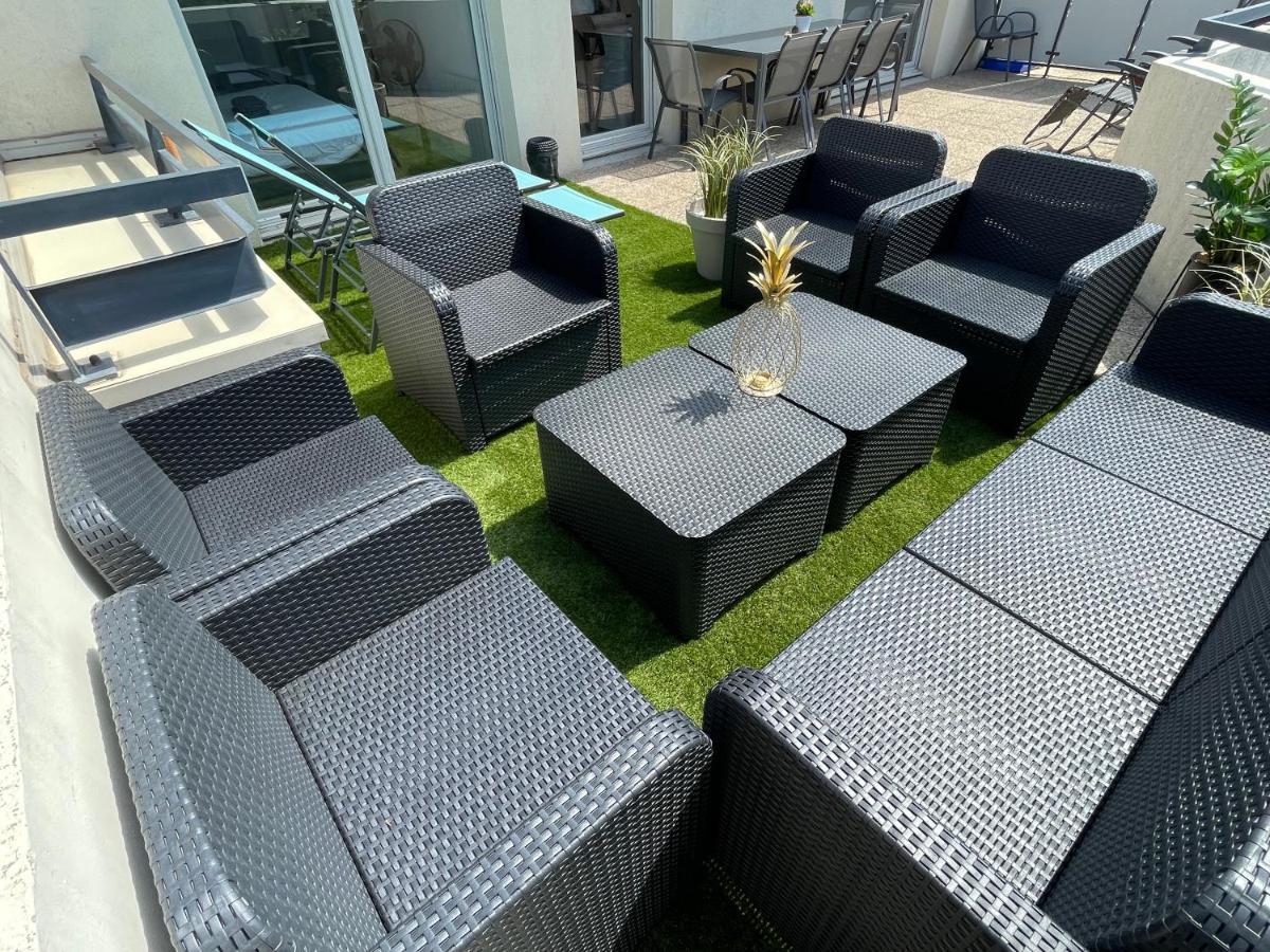 Bngo I Immense Rooftop Lyon I 2 Chambres, 4 Places Parkings, 2 Immenses Terrasses, 8 Personnes Екстер'єр фото
